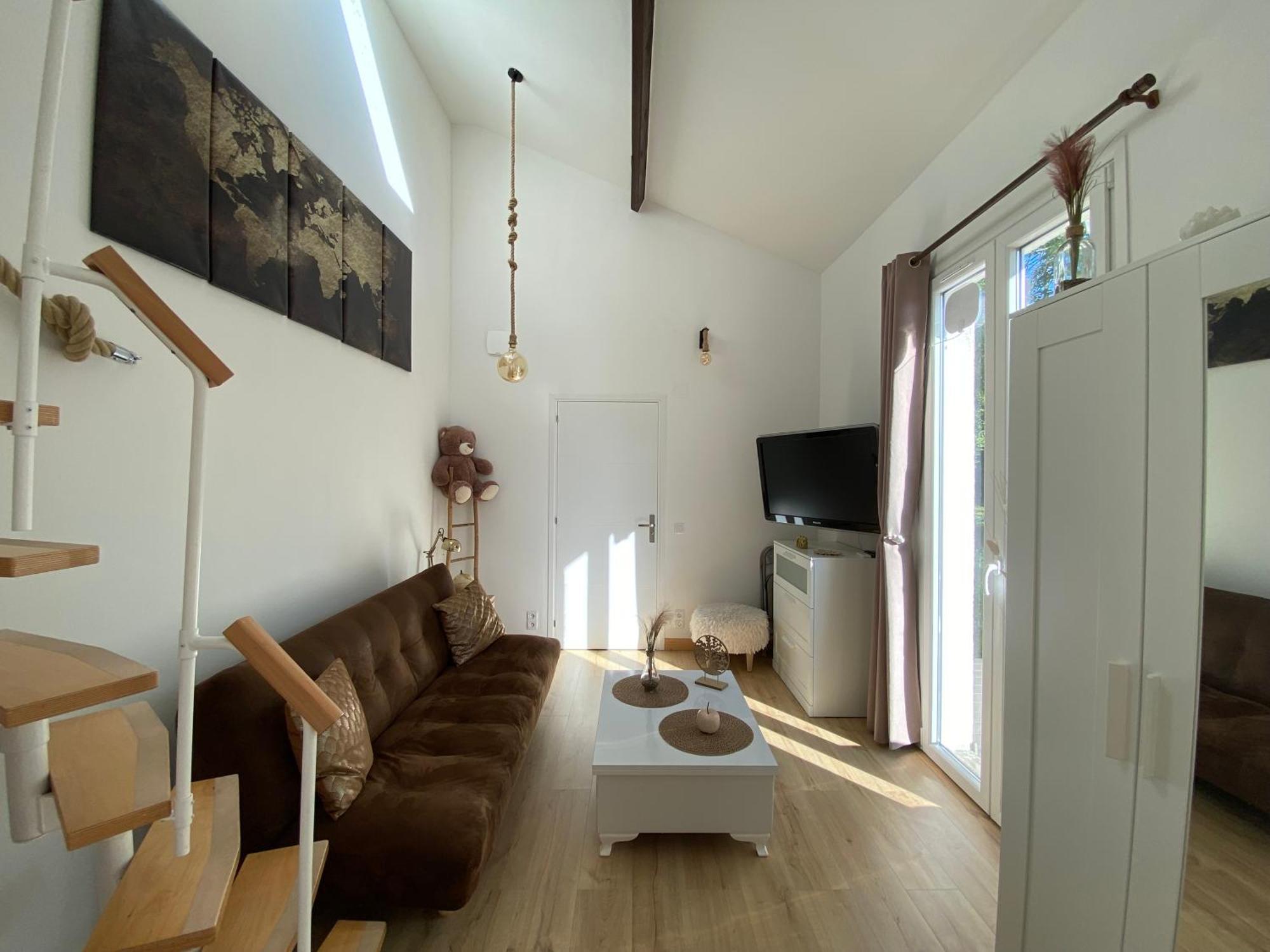 The Little Oak - Tiny House With Bed On Mezzanine & Terrace - From 1 To 4 P Disney, Paris & Cdg Pomponne Luaran gambar
