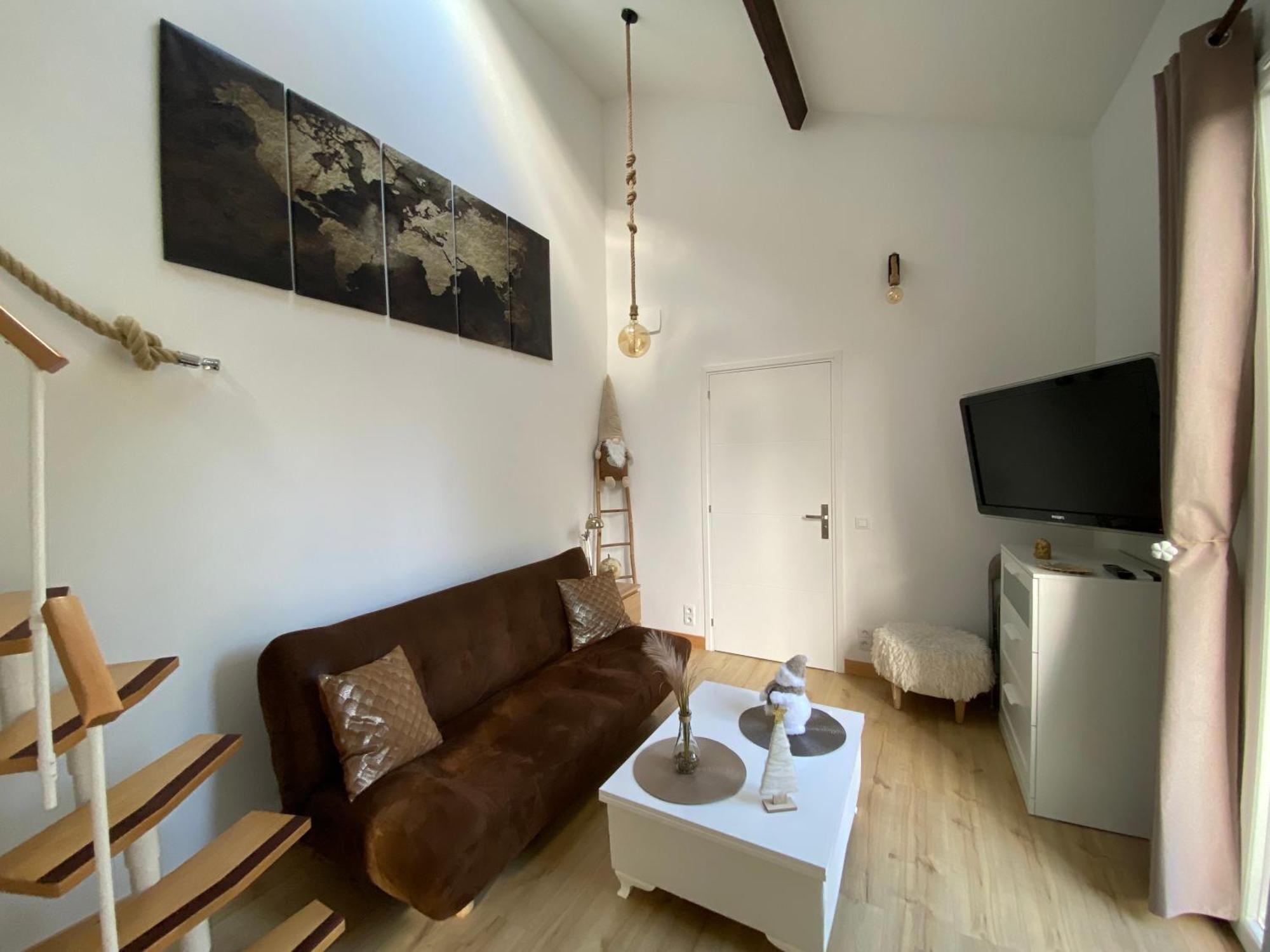 The Little Oak - Tiny House With Bed On Mezzanine & Terrace - From 1 To 4 P Disney, Paris & Cdg Pomponne Luaran gambar